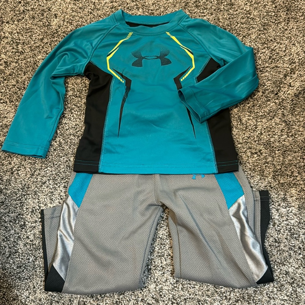 2T Under Armour Set long sleeve and pants
